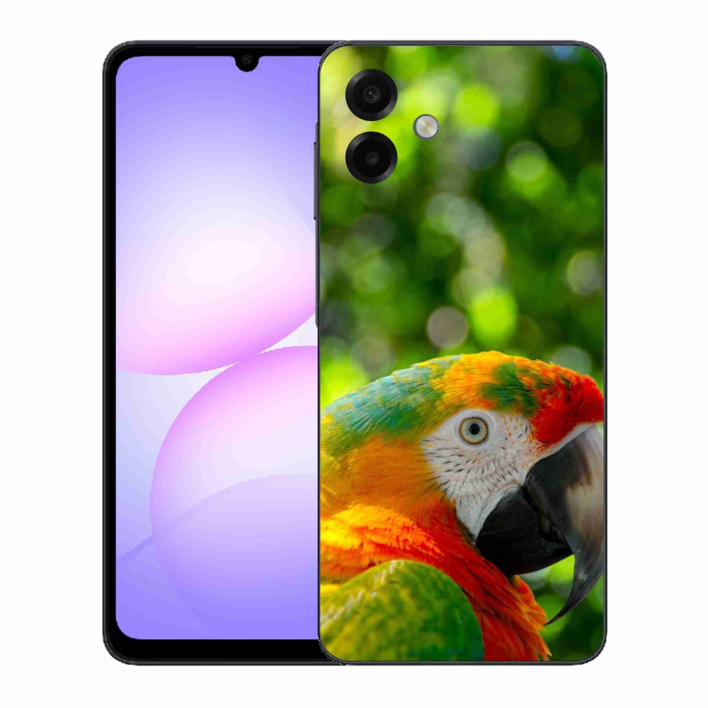 Gelový kryt mmCase na Samsung Galaxy A07 - papoušek ara 3