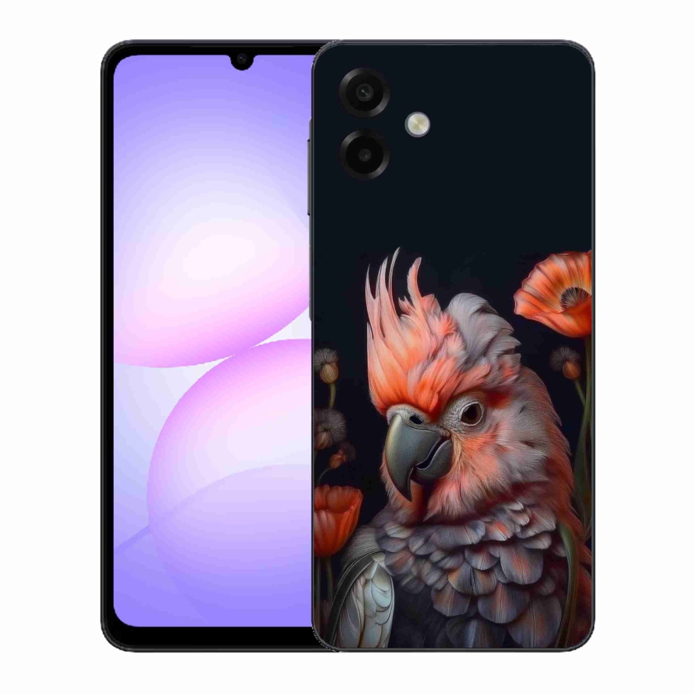 Gelový kryt mmCase na Samsung Galaxy A07 - papoušek kakadu v barvách