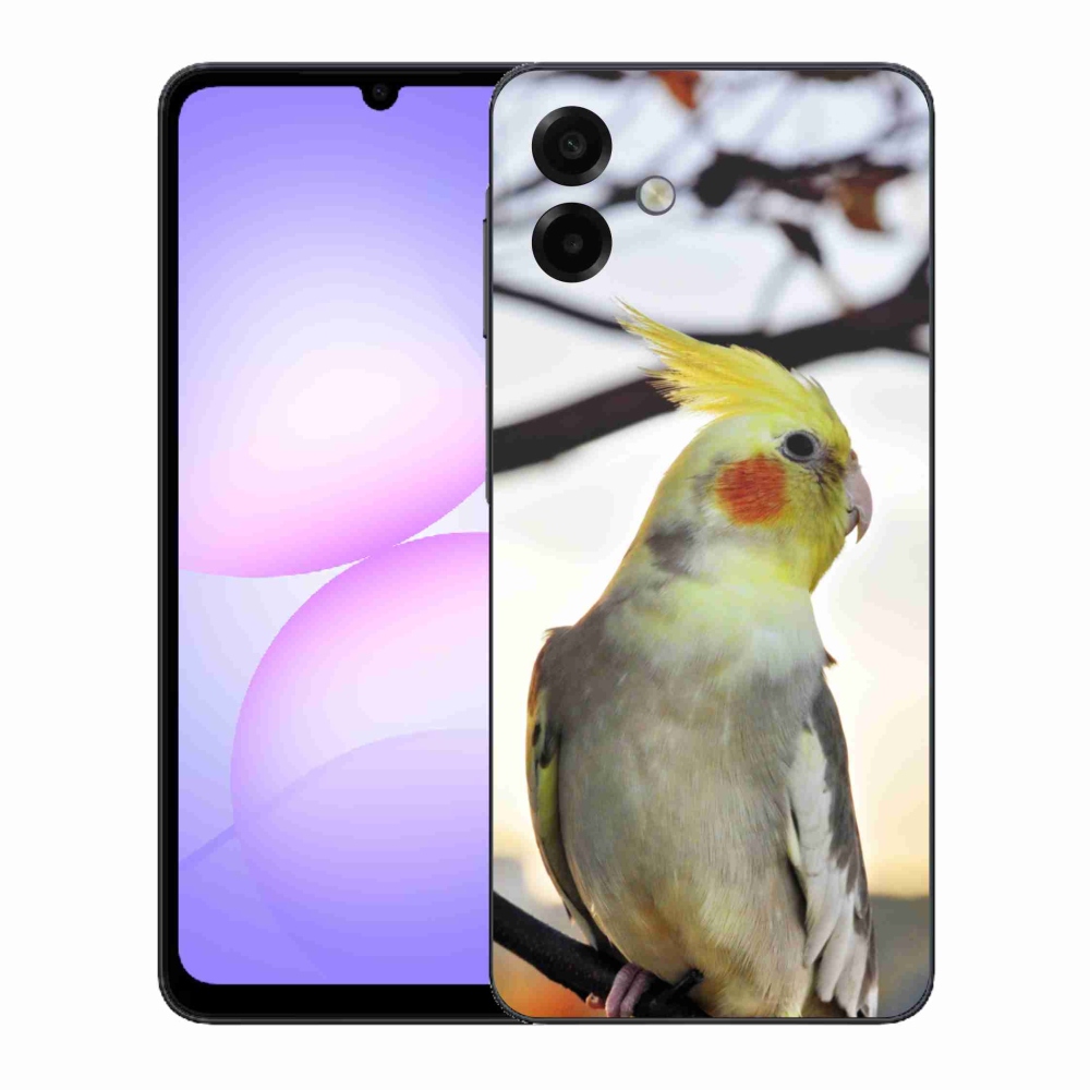 Gelový kryt mmCase na Samsung Galaxy A07 - papoušek korela