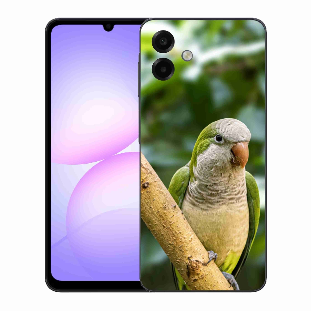 Gelový kryt mmCase na Samsung Galaxy A07 - papoušek mníšek