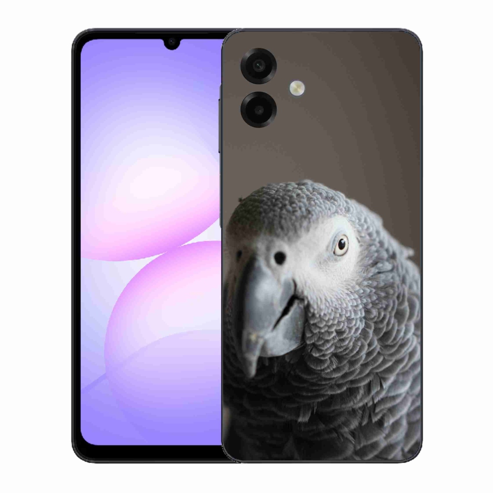 Gelový kryt mmCase na Samsung Galaxy A07 - papoušek žako 2