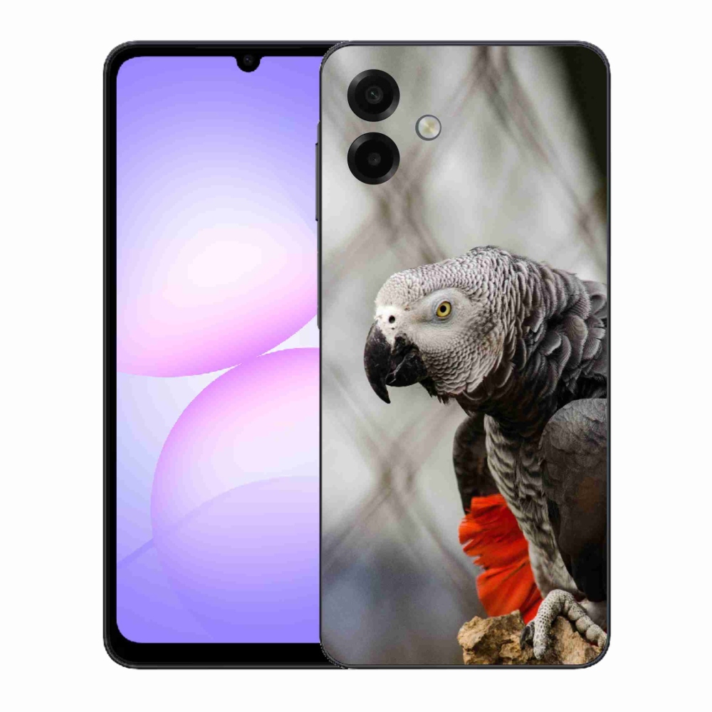 Gelový kryt mmCase na Samsung Galaxy A07 - papoušek žako 3