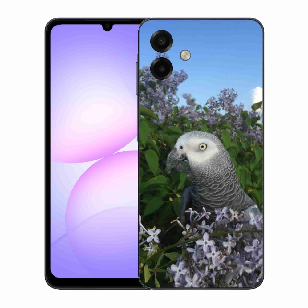 Gelový kryt mmCase na Samsung Galaxy A07 - papoušek žako