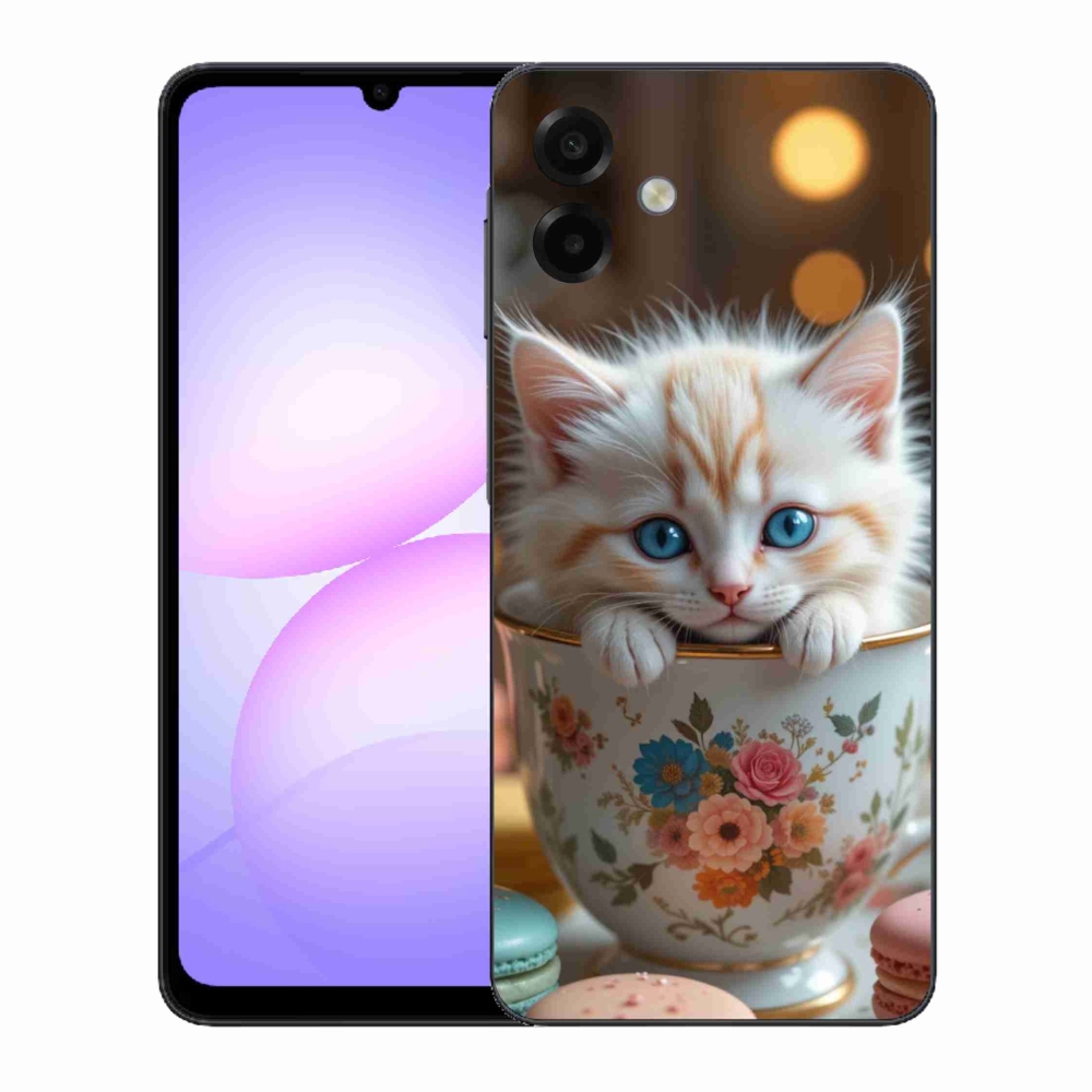 Gelový kryt mmCase na Samsung Galaxy A07 - roztomilé kotě 6