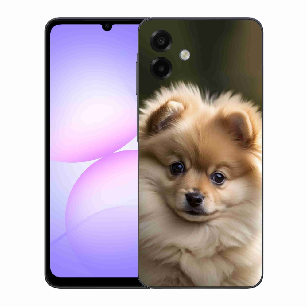 Gelový kryt mmCase na Samsung Galaxy A07 - roztomilý pomeranian 2