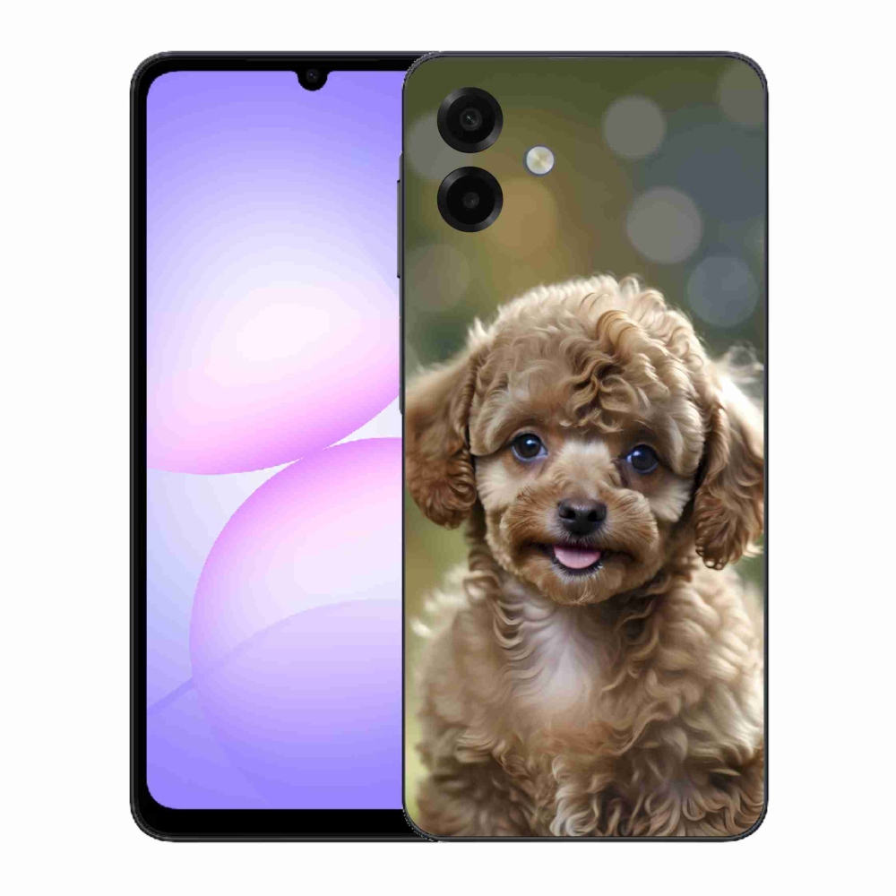 Gelový kryt mmCase na Samsung Galaxy A07 - roztomilý pudl