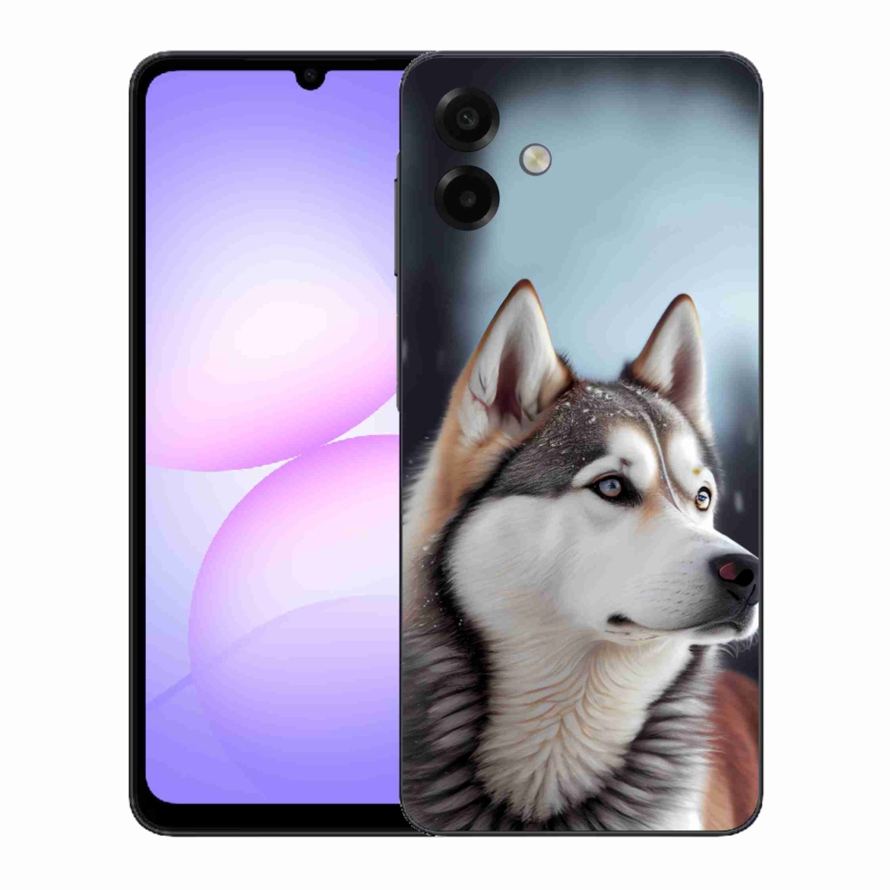 Gelový kryt mmCase na Samsung Galaxy A07 - sibiřský husky