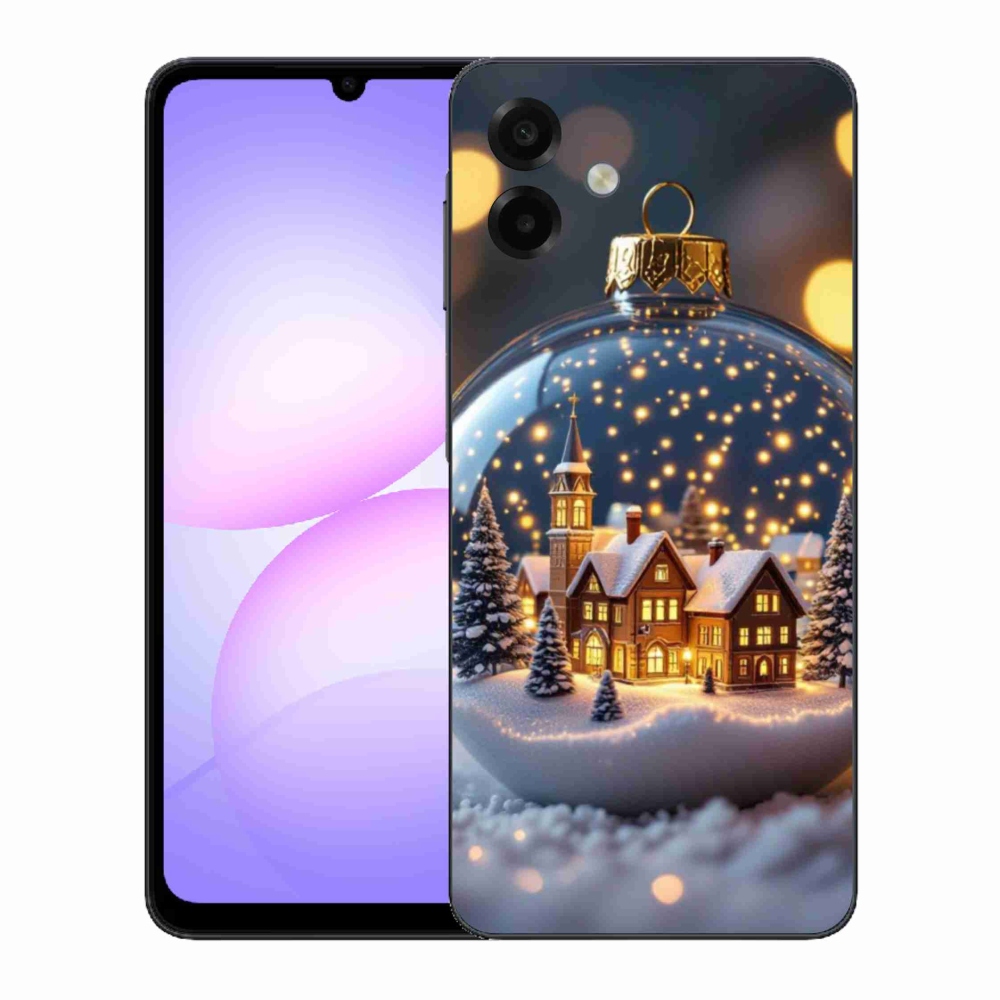 Gelový kryt mmCase na Samsung Galaxy A07 - vánoční koule 4