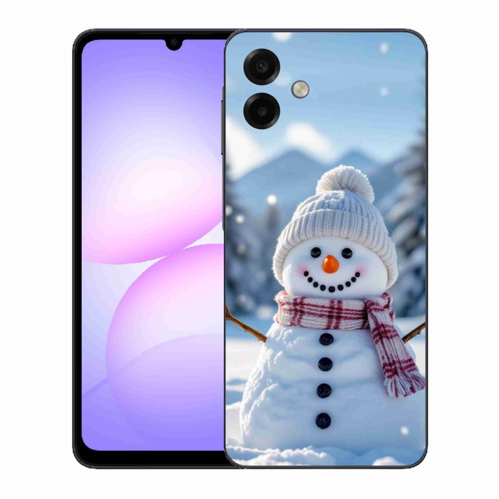 Gelový kryt mmCase na Samsung Galaxy A07 - sněhulák 3