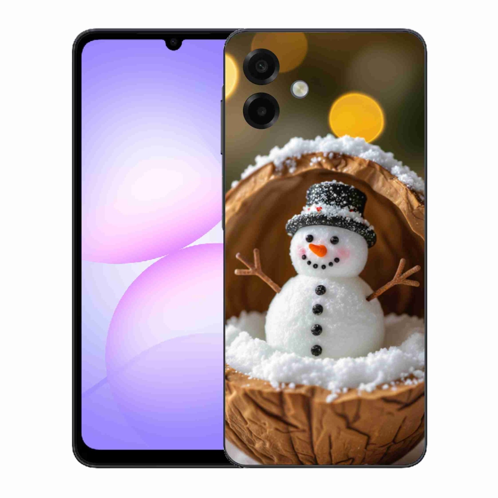 Gelový kryt mmCase na Samsung Galaxy A07 - sněhulák 4