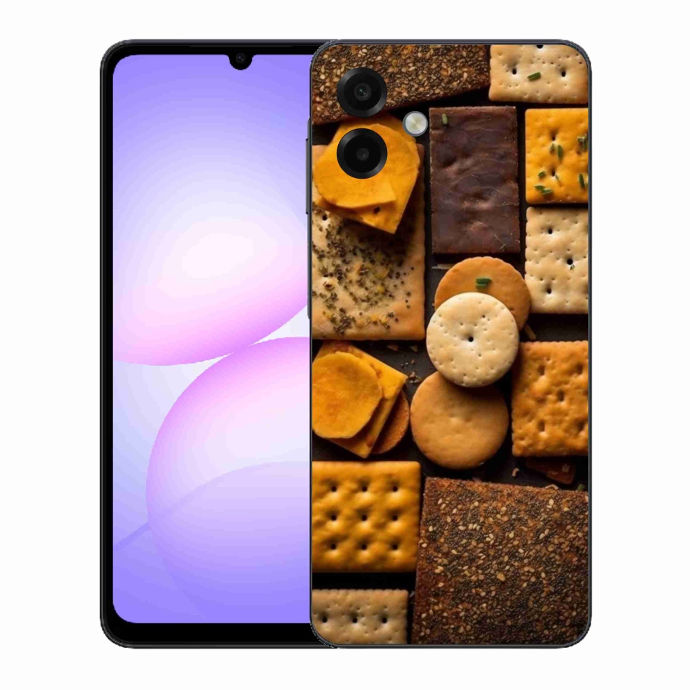 Gelový kryt mmCase na Samsung Galaxy A07 - sušenky