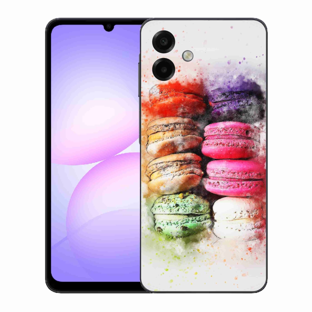 Gelový kryt mmCase na Samsung Galaxy A07 - makrónky