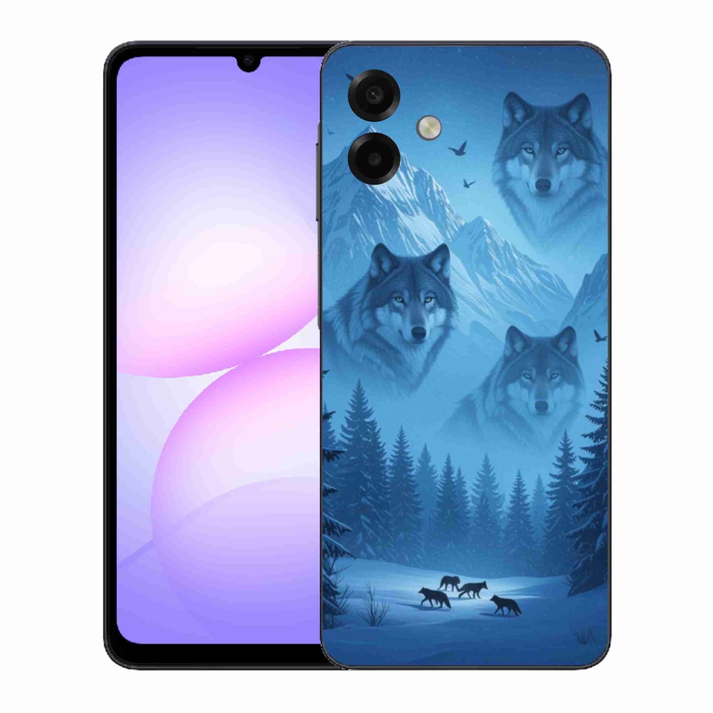 Gelový kryt mmCase na Samsung Galaxy A07 - vlčí smečka