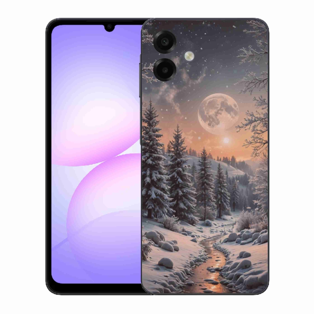 Gelový kryt mmCase na Samsung Galaxy A07 - zimní krajina 2