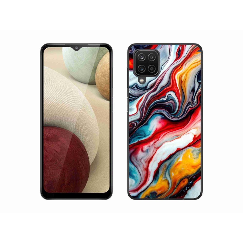 Gelový kryt mmCase na Samsung Galaxy A12 - abstraktní motiv 35