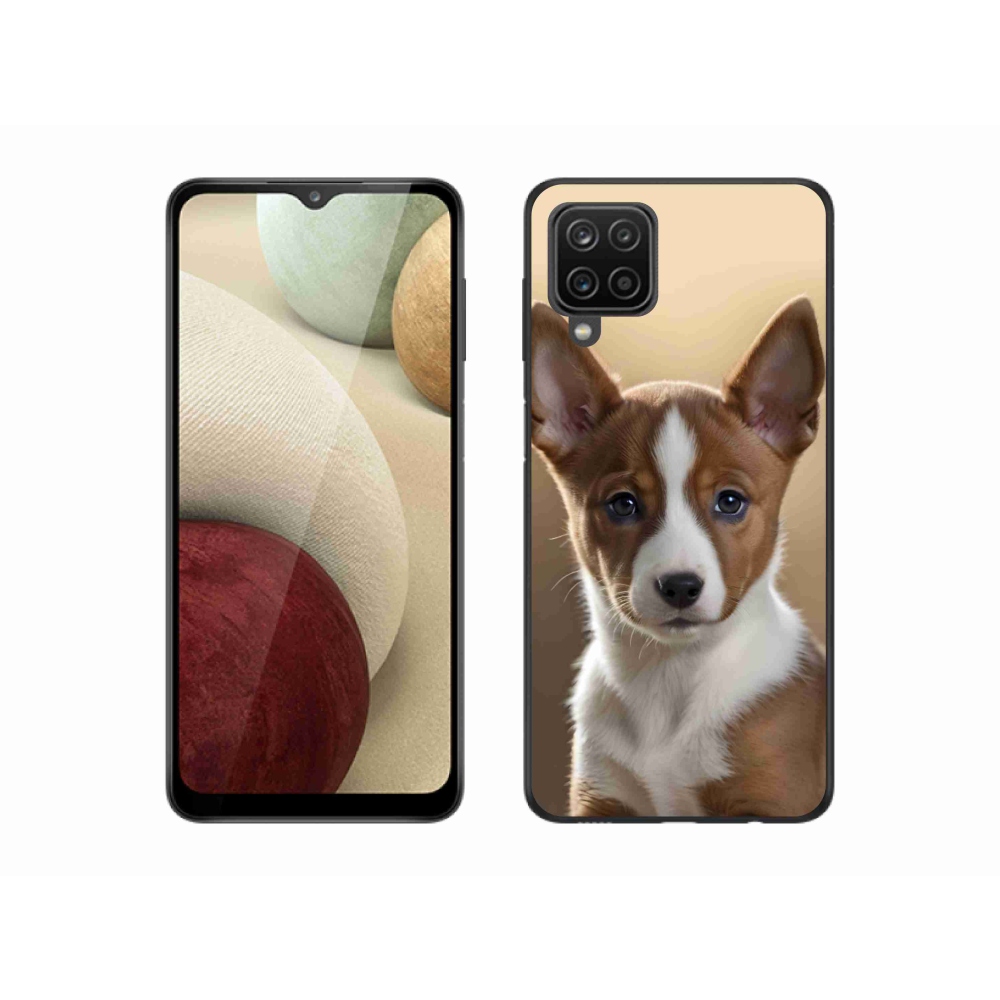 Gelový kryt mmCase na Samsung Galaxy A12 - basenji