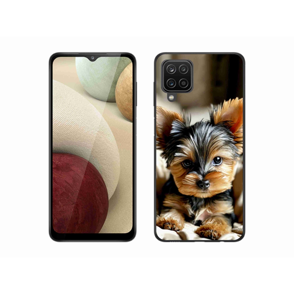 Gelový kryt mmCase na Samsung Galaxy A12 - jorkšír 11