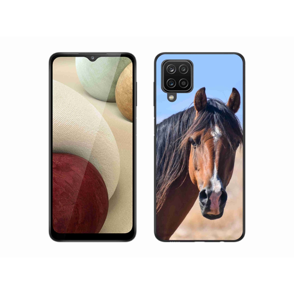 Gelový kryt mmCase na Samsung Galaxy A12 - klidný kůň