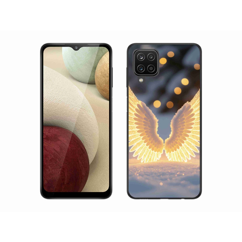 Gelový kryt mmCase na Samsung Galaxy A12 - křídla