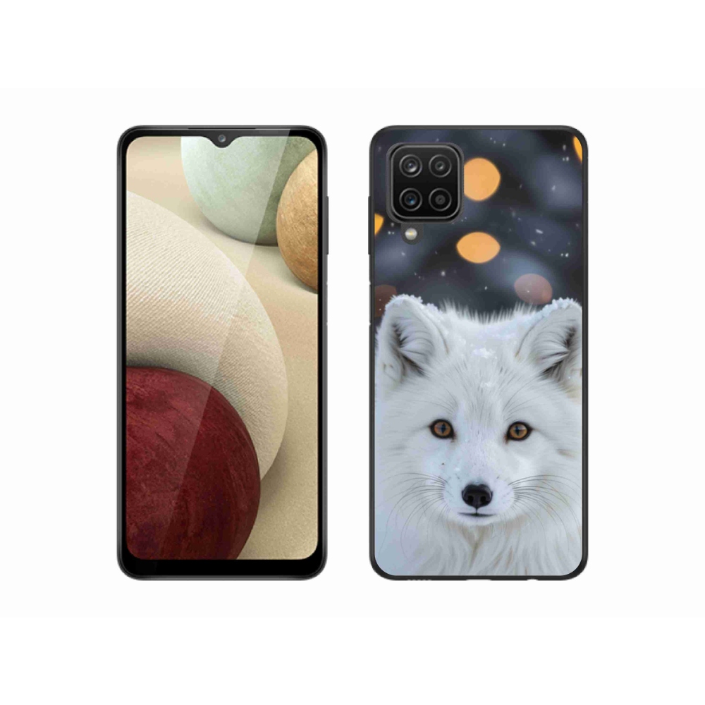 Gelový kryt mmCase na Samsung Galaxy A12 - liška polární