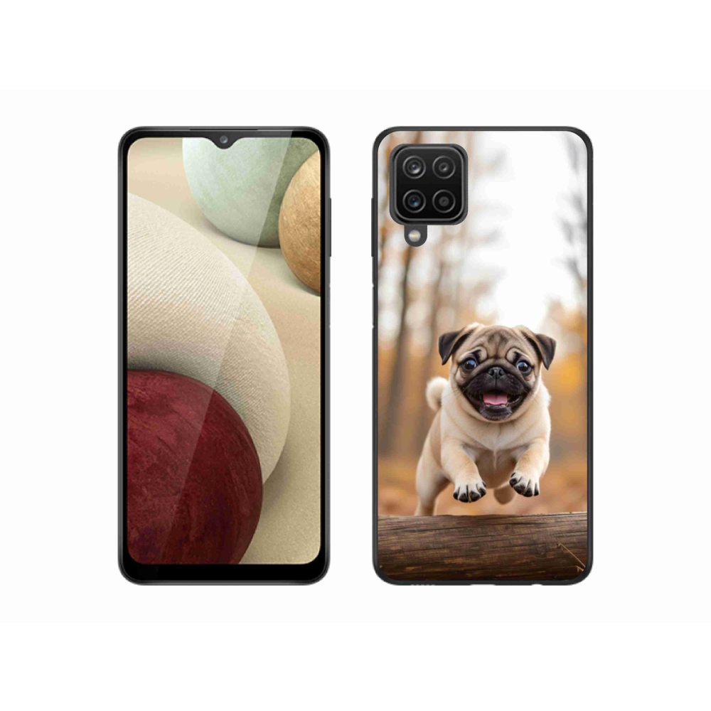 Gelový kryt mmCase na Samsung Galaxy A12 - mops 2