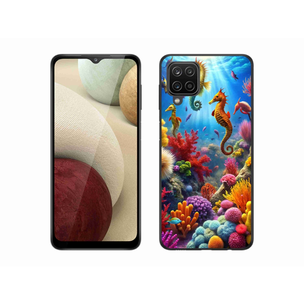 Gelový kryt mmCase na Samsung Galaxy A12 - mořský svět 3