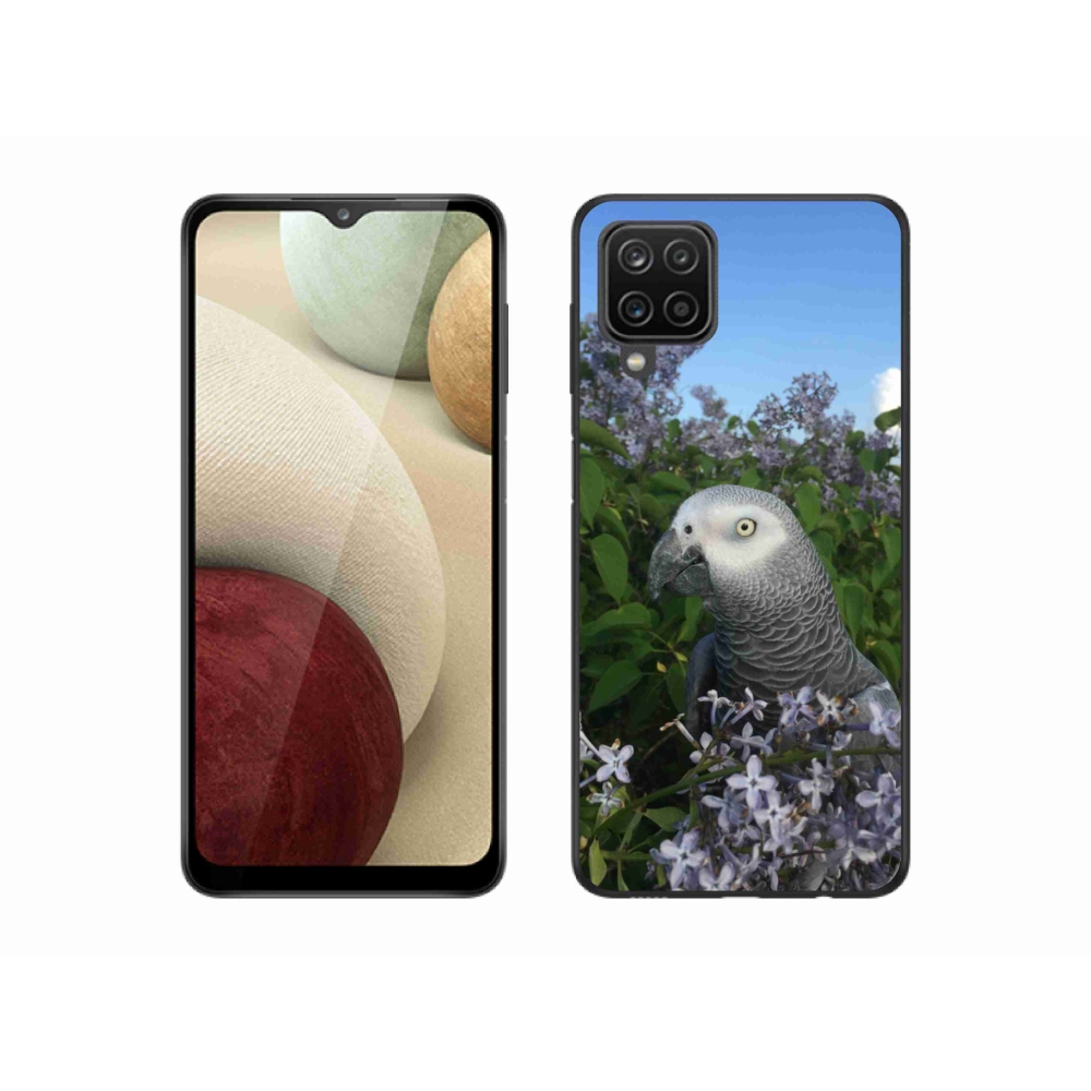 Gelový kryt mmCase na Samsung Galaxy A12 - papoušek žako