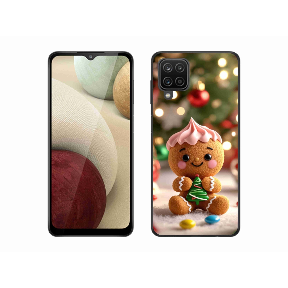 Gelový kryt mmCase na Samsung Galaxy A12 - perníček