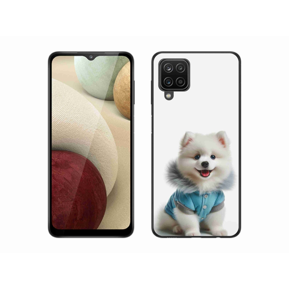 Gelový kryt mmCase na Samsung Galaxy A12 - pomeranian