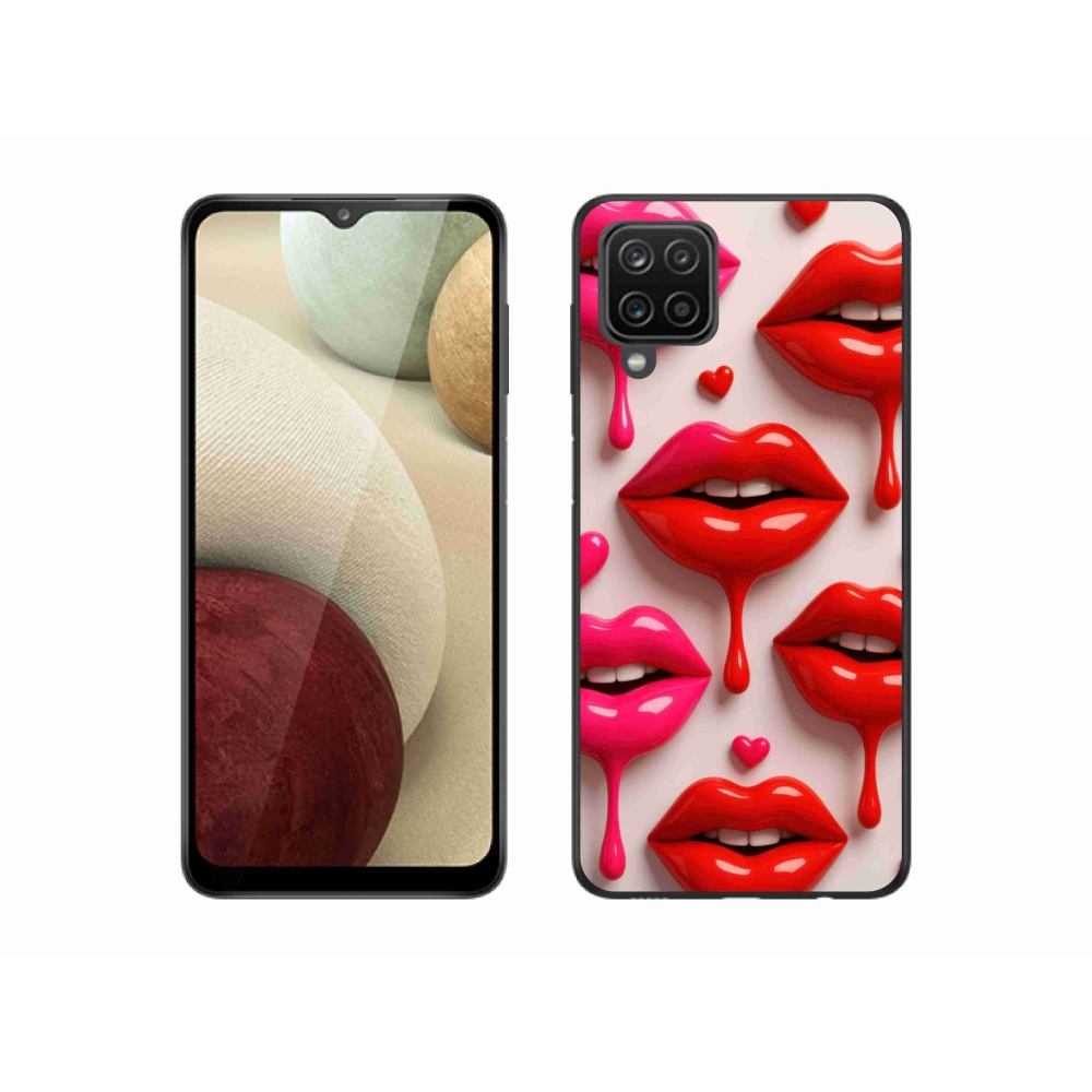 Gelový kryt mmCase na Samsung Galaxy A12 - rty 2