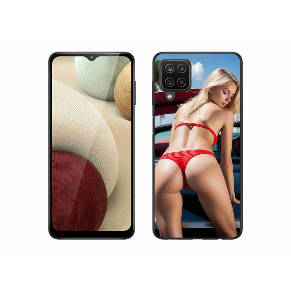 Gelový kryt mmCase na Samsung Galaxy A12 - sexy žena 2