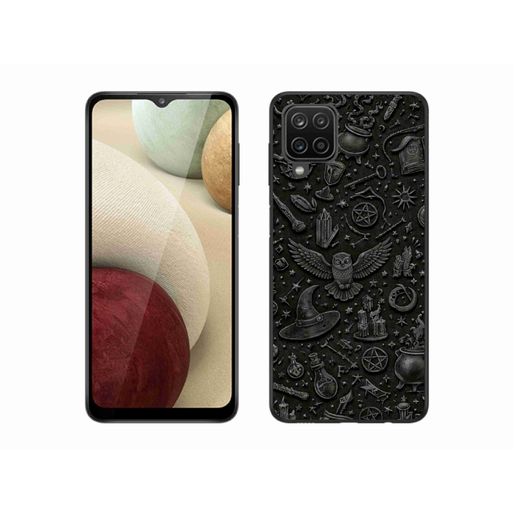 Gelový kryt mmCase na Samsung Galaxy A12 - tmavý magický svět