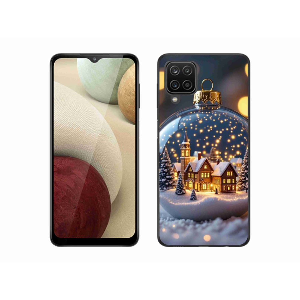 Gelový kryt mmCase na Samsung Galaxy A12 - vánoční koule 4