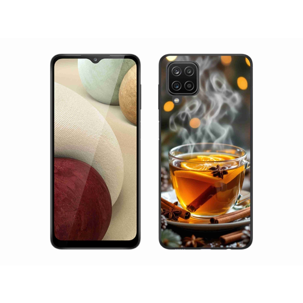 Gelový kryt mmCase na Samsung Galaxy A12 - vánoční punč