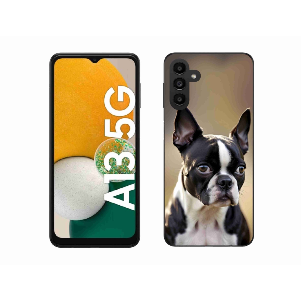 Gelový kryt mmCase na Samsung Galaxy A13 5G - bostonský teriér
