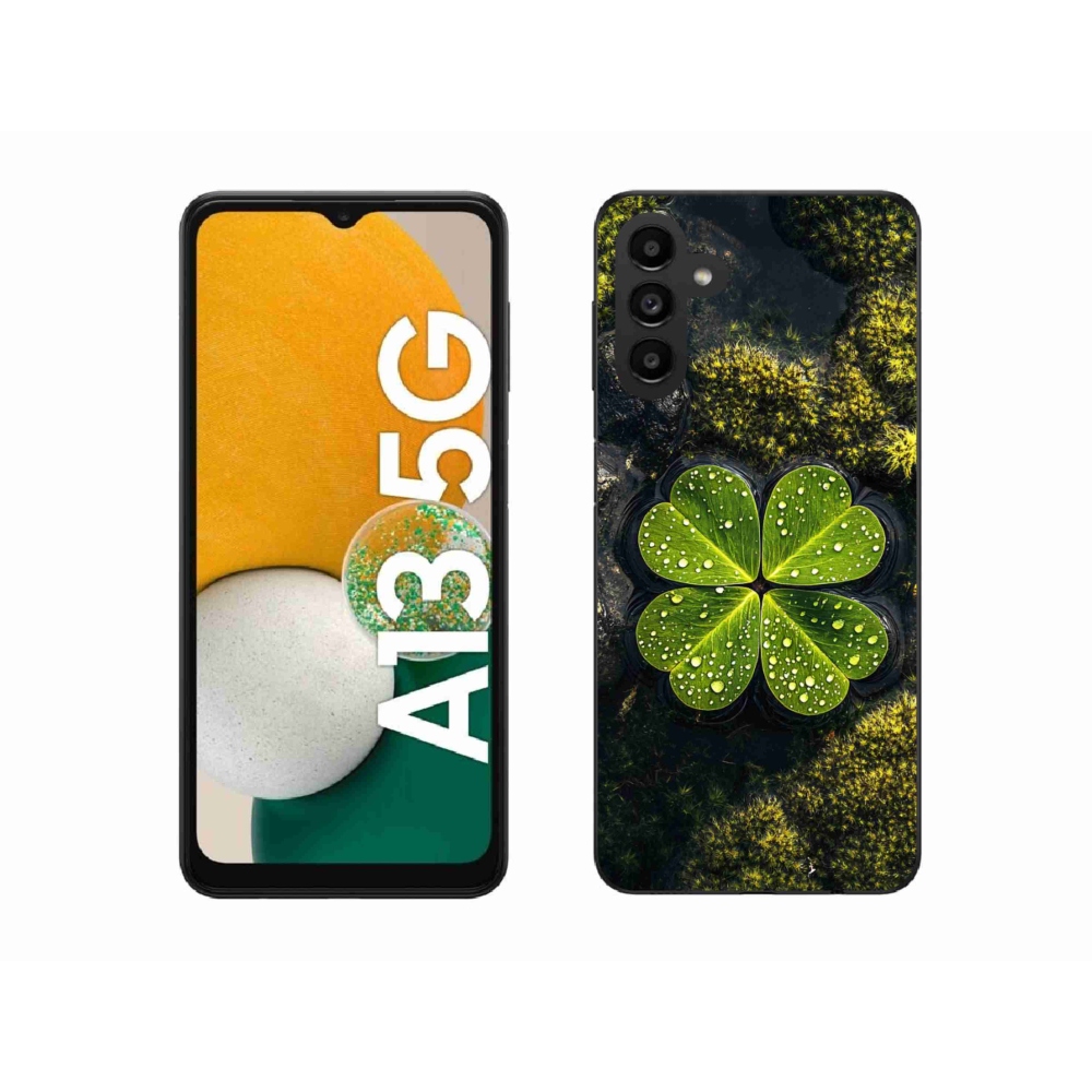 Gelový kryt mmCase na Samsung Galaxy A13 5G - čtyřlístek