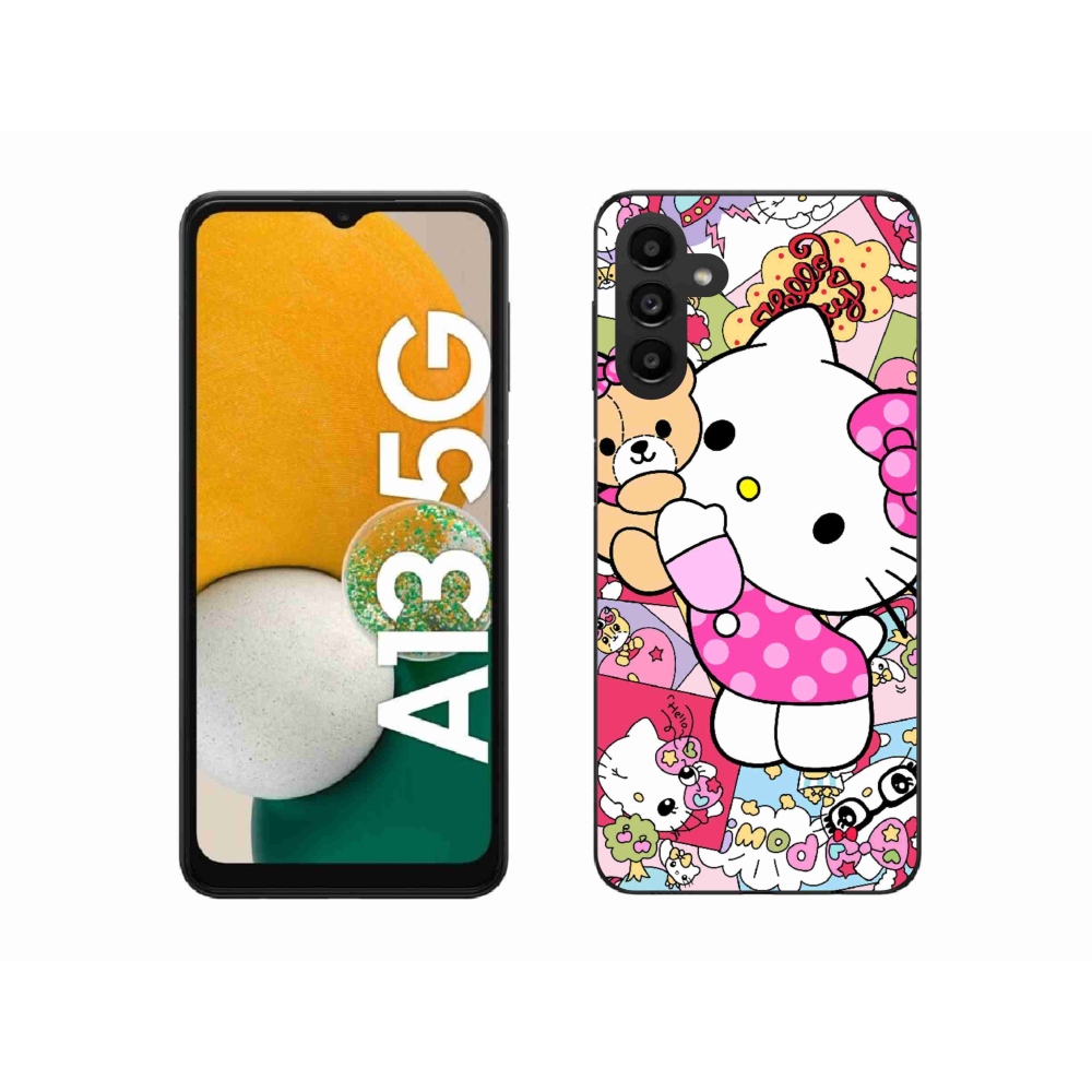 Gelový kryt mmCase na Samsung Galaxy A13 5G - cute kitty