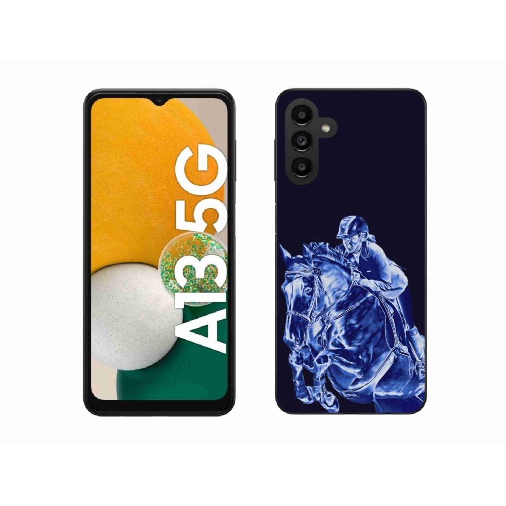 Gelový kryt mmCase na Samsung Galaxy A13 5G - dostihový kůň