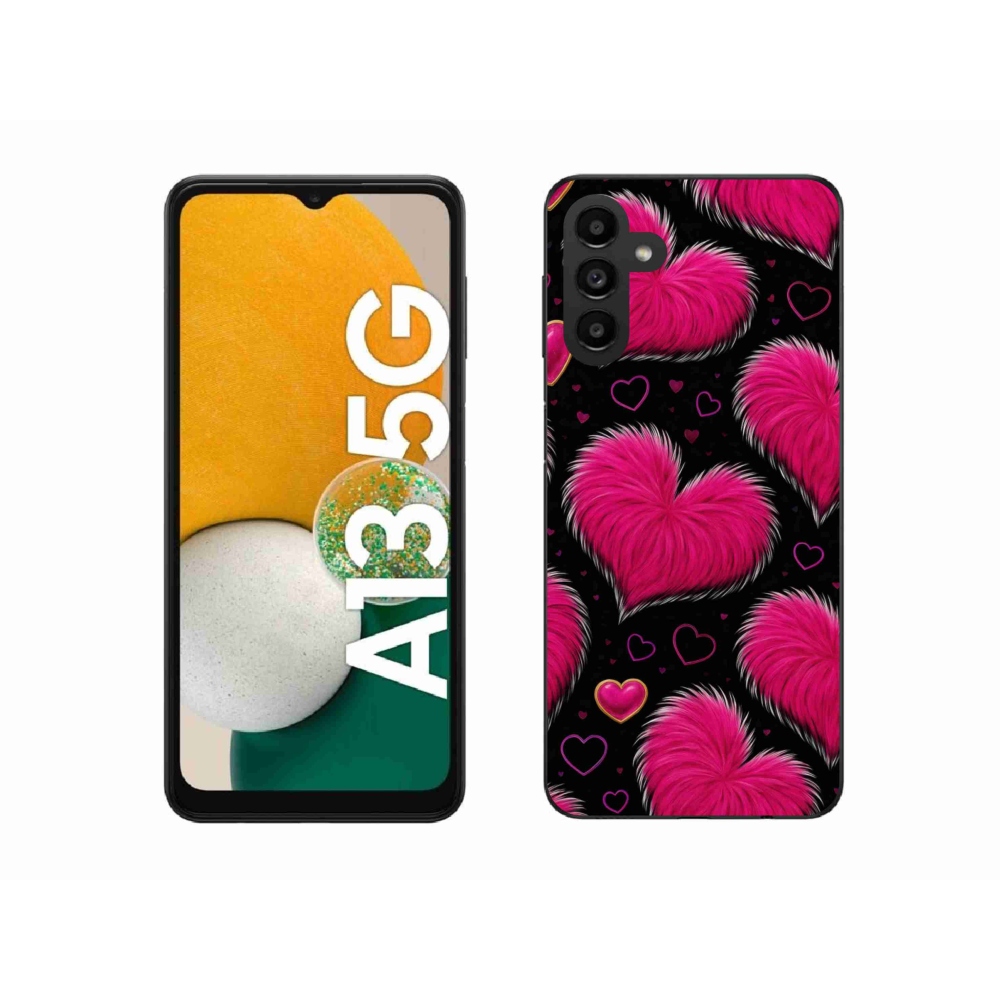 Gelový kryt mmCase na Samsung Galaxy A13 5G - hebká srdce