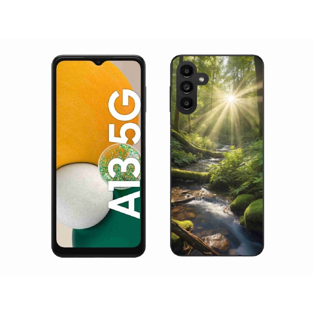 Gelový kryt mmCase na Samsung Galaxy A13 5G - hlubina lesa
