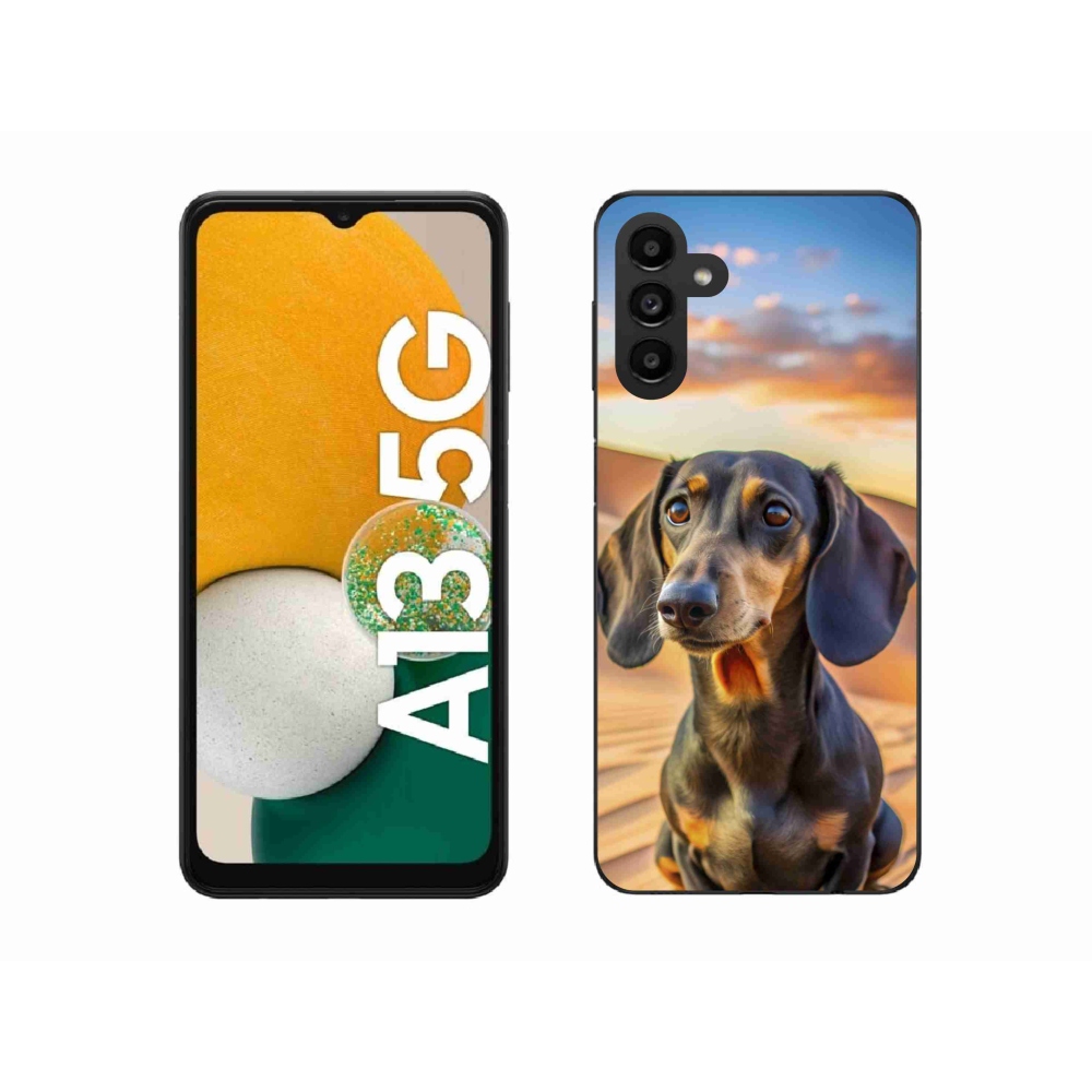 Gelový kryt mmCase na Samsung Galaxy A13 5G - jezevčík 3 