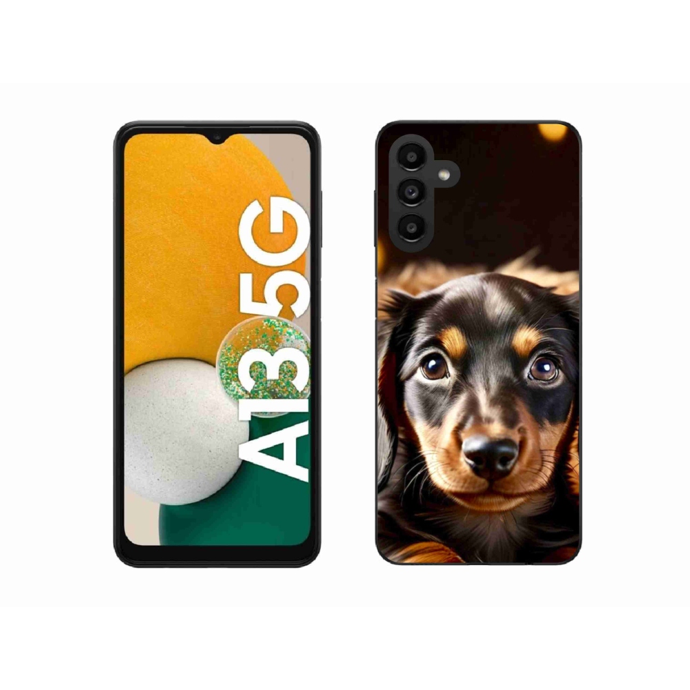 Gelový kryt mmCase na Samsung Galaxy A13 5G - jezevčík