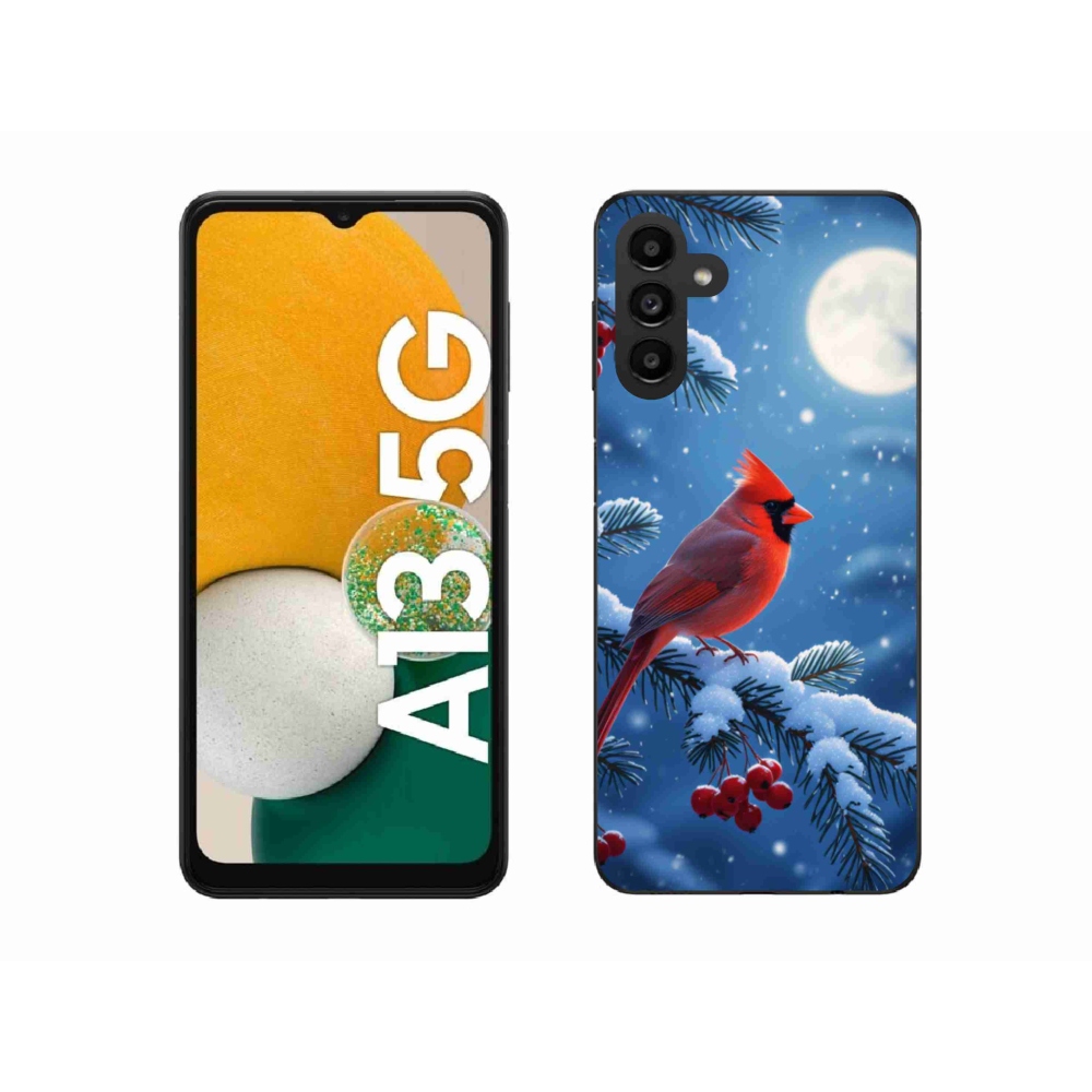 Gelový kryt mmCase na Samsung Galaxy A13 5G - kardinál červený