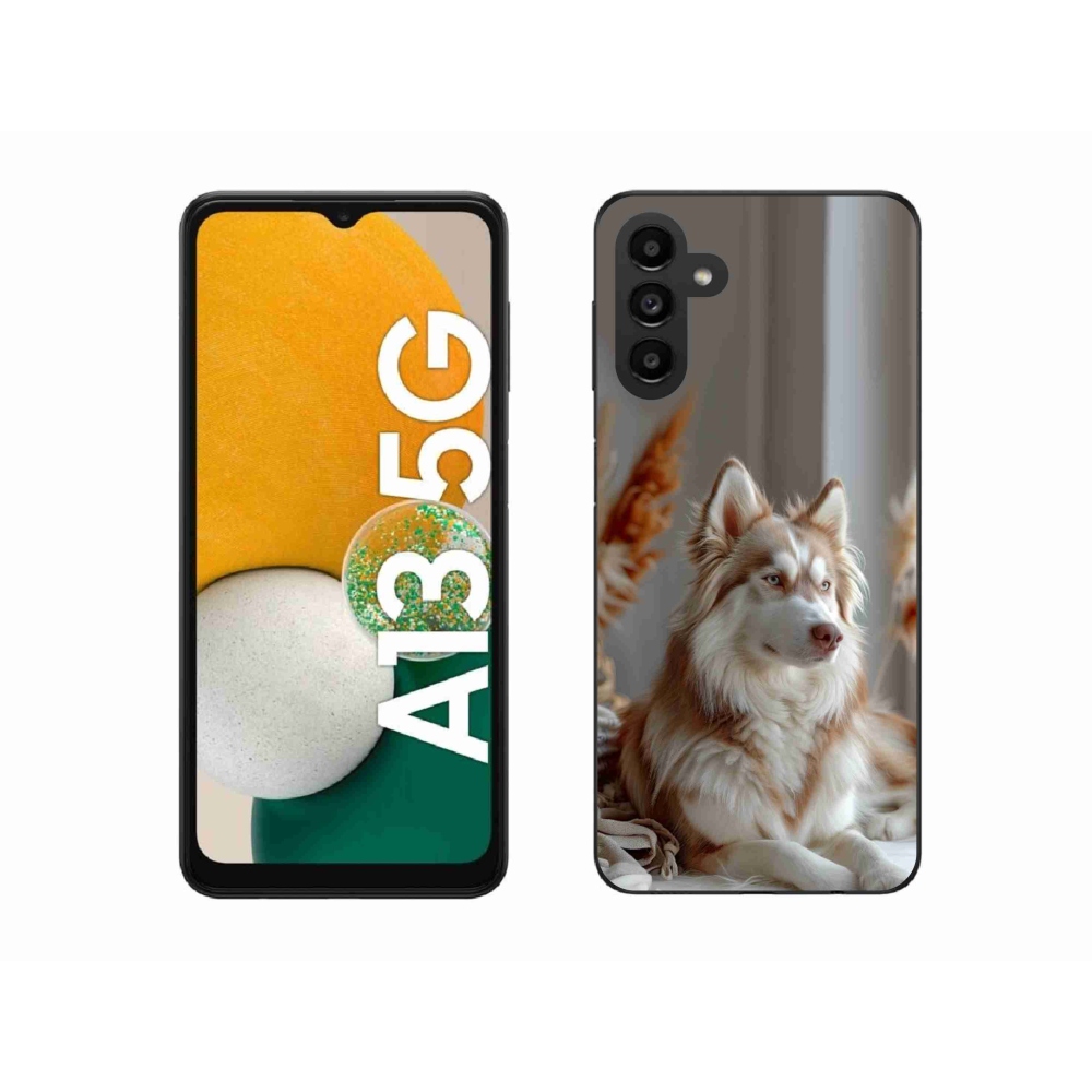 Gelový kryt mmCase na Samsung Galaxy A13 5G - klidný sibiřský husky