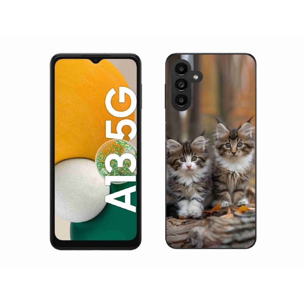 Gelový kryt mmCase na Samsung Galaxy A13 5G - kočičí duo 3