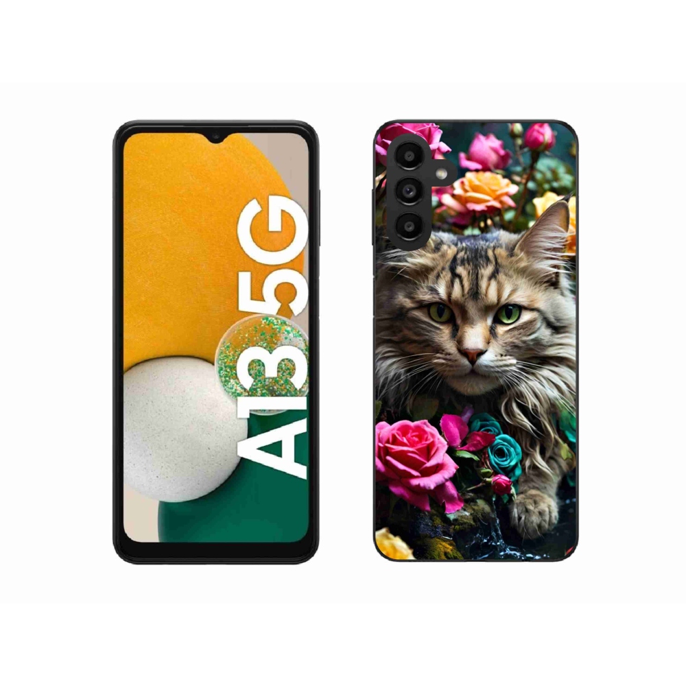 Gelový kryt mmCase na Samsung Galaxy A13 5G - kočíčí pohled 2