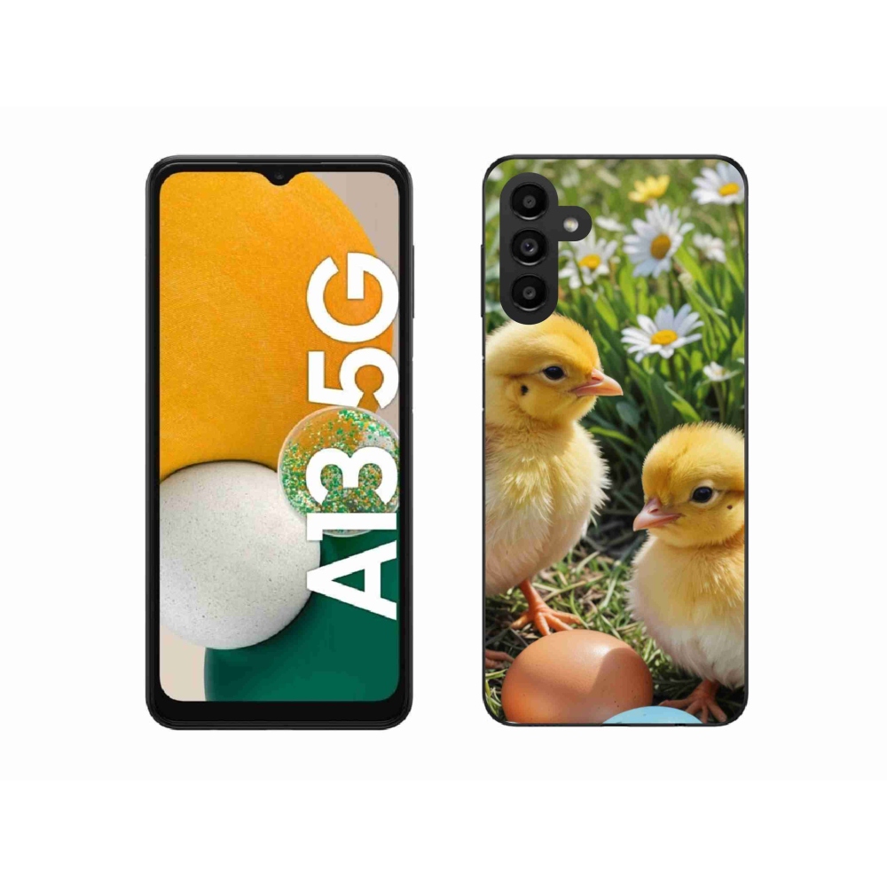 Gelový kryt mmCase na Samsung Galaxy A13 5G - kuřátka