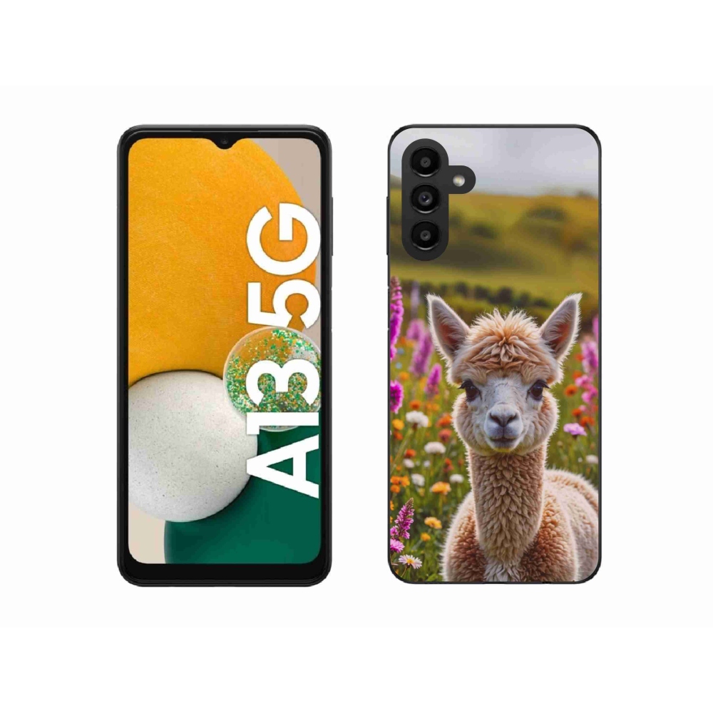 Gelový kryt mmCase na Samsung Galaxy A13 5G - lama na louce
