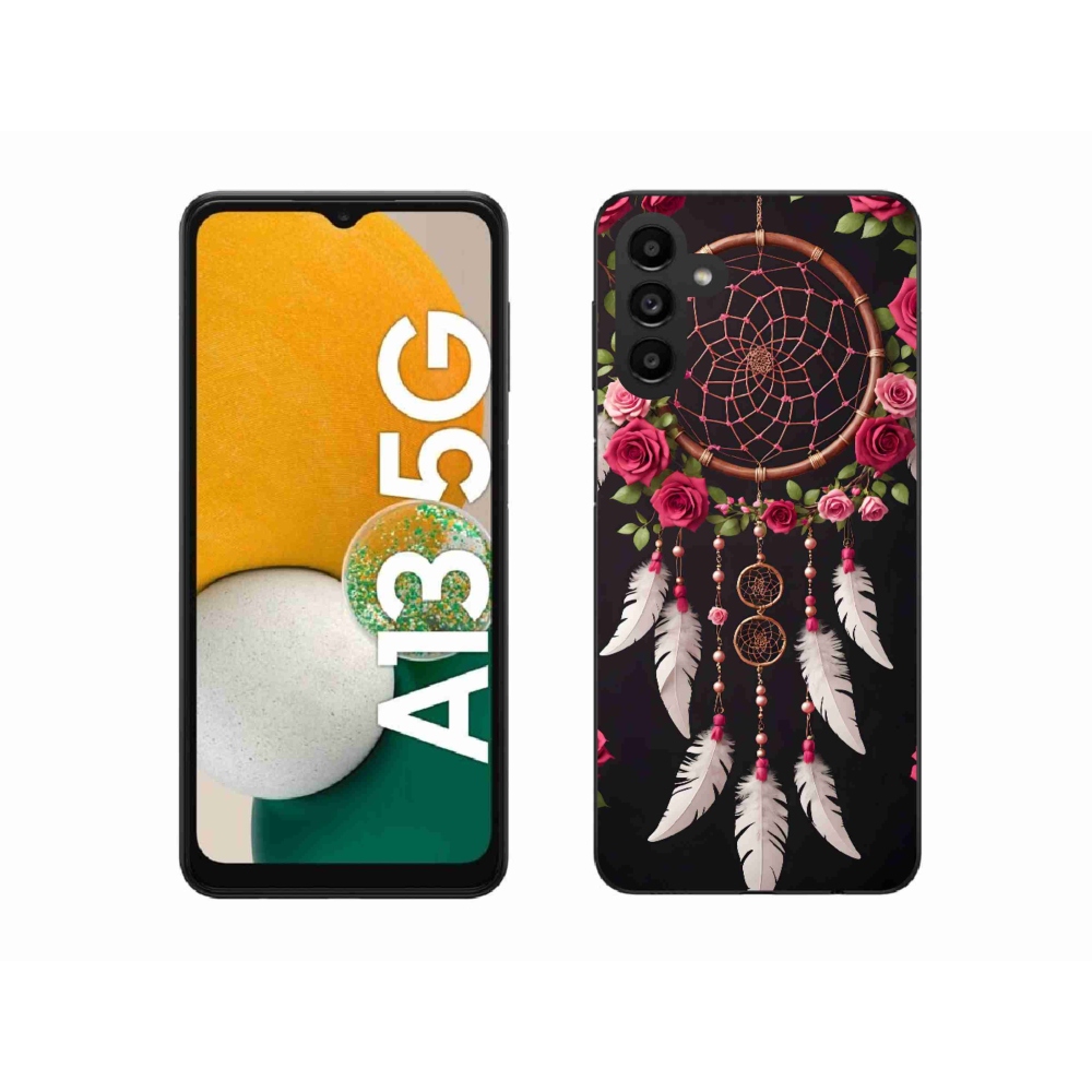 Gelový kryt mmCase na Samsung Galaxy A13 5G - lapač snů s růžemi