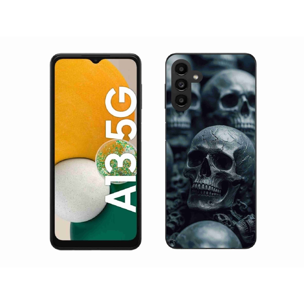 Gelový kryt mmCase na Samsung Galaxy A13 5G - lebka 2